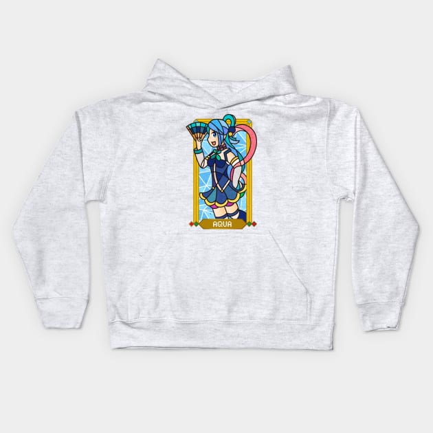 Aqua Kids Hoodie by vizcan